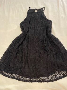 Black Lace Party Dress